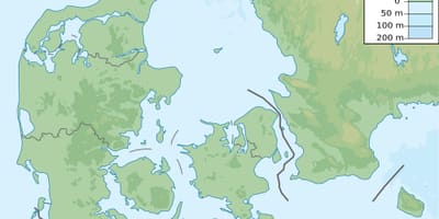 Kaart van denemarke opstand